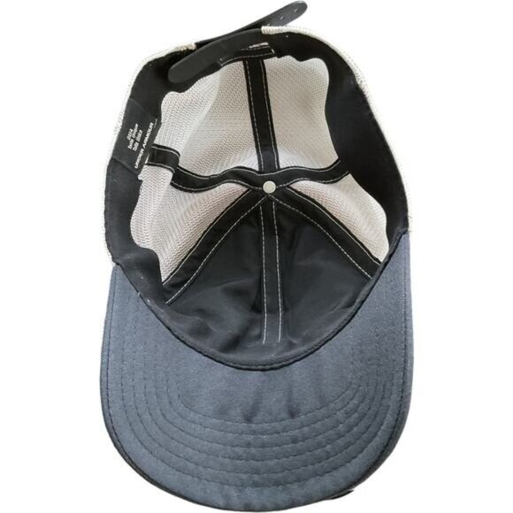 Under Armour Trucker Hat Black & Beige Mesh Snapback OSFA - Picture 6 of 7
